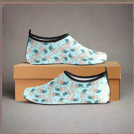 Mermaid Kitties Kid's Barefoot Aqua Shoes - Shoes - Epileptic Al’s Shop