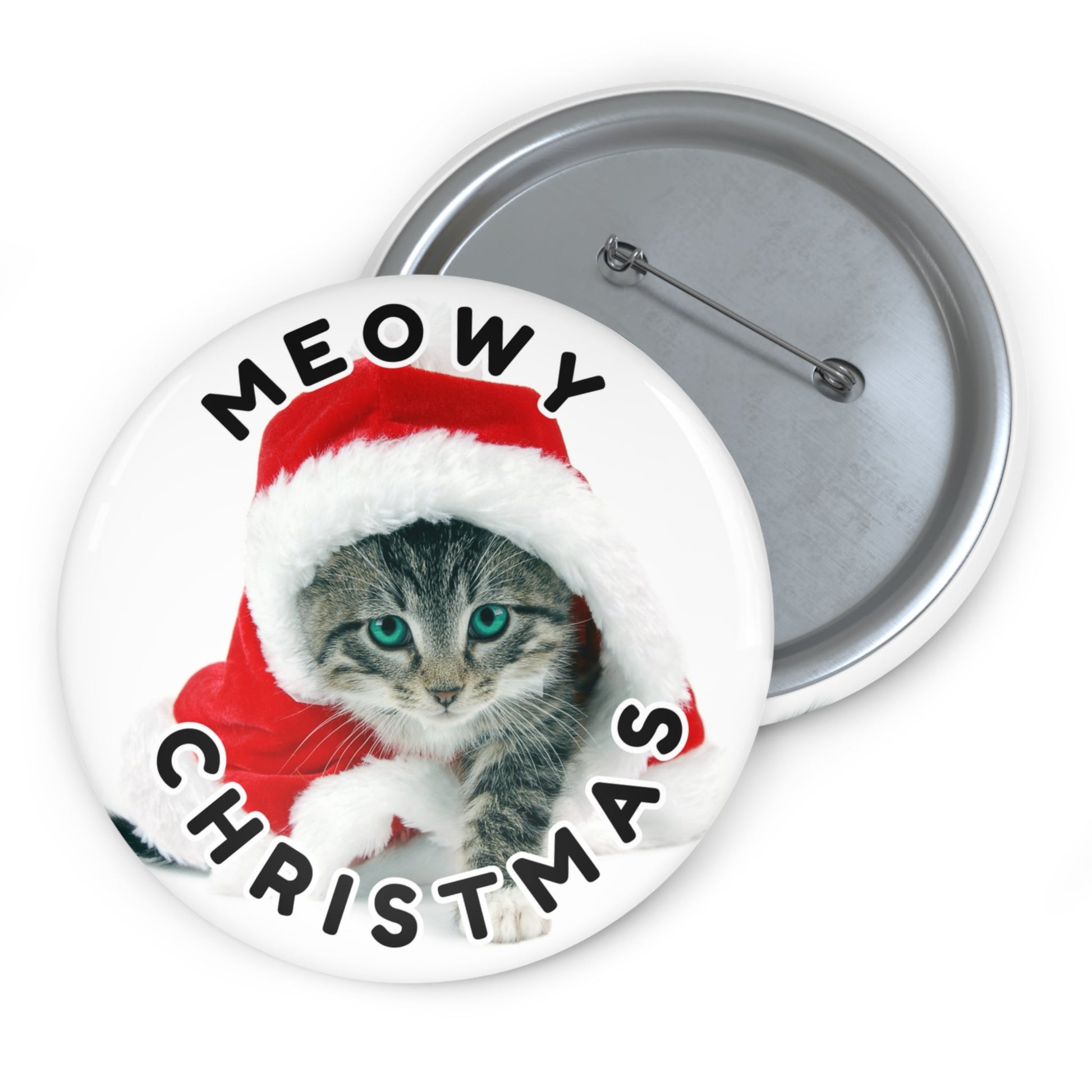 Merry Christmas Kitty Pin Buttons - Accessories - EpiAl's Shop