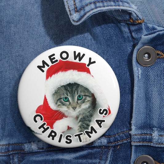 Merry Christmas Kitty Pin Buttons - Accessories - EpiAl's Shop