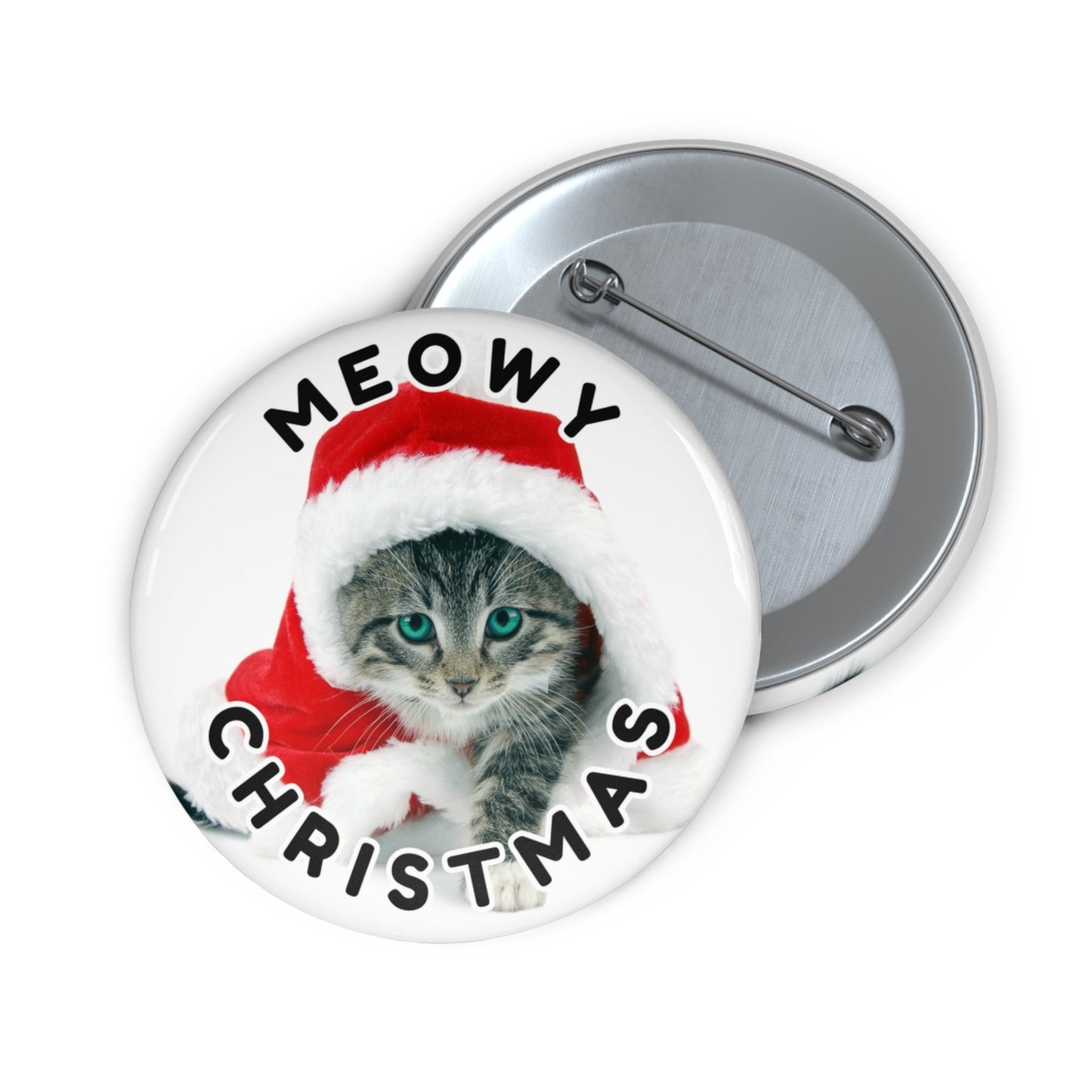 Merry Christmas Kitty Pin Buttons - Accessories - EpiAl's Shop