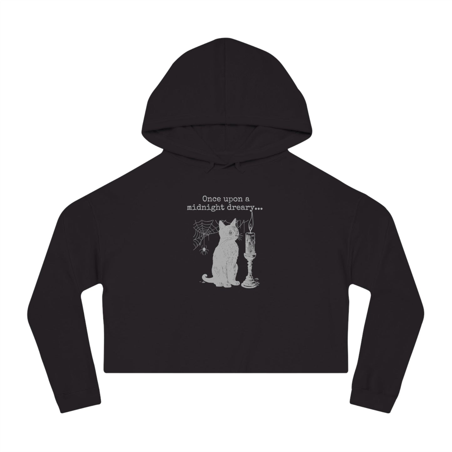 Midnight Dreary Cropped Hooded Sweatshirt - Hoodie - EpiAl's Shop