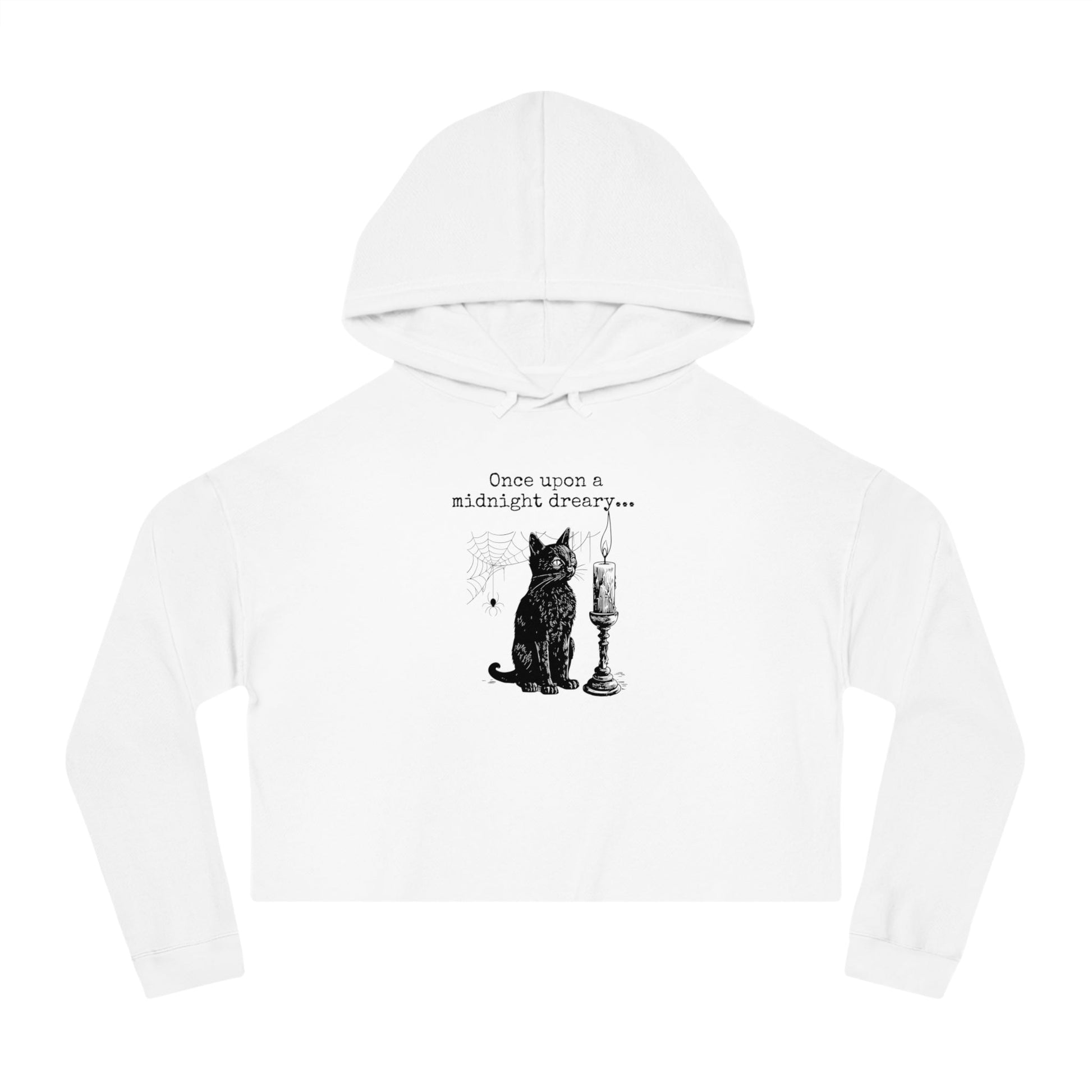 Midnight Dreary Cropped Hooded Sweatshirt - Hoodie - EpiAl's Shop