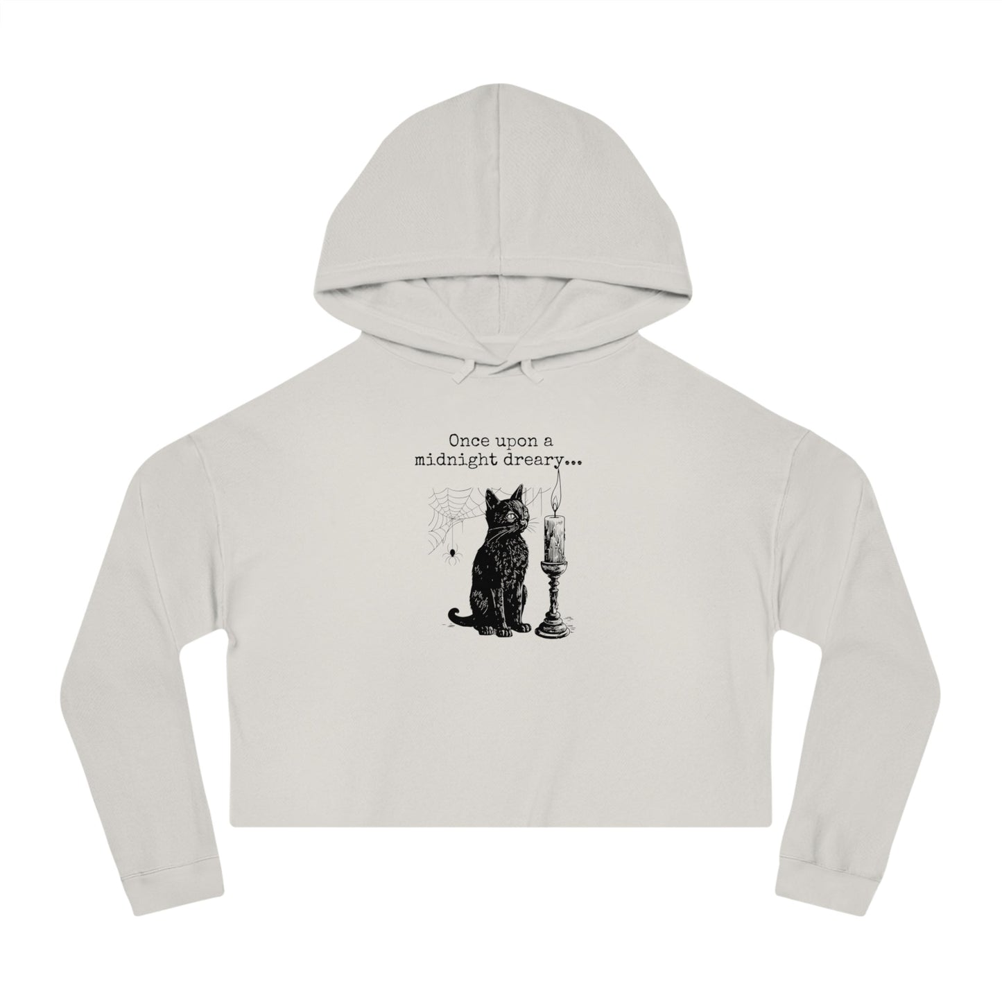 Midnight Dreary Cropped Hooded Sweatshirt - Hoodie - EpiAl's Shop