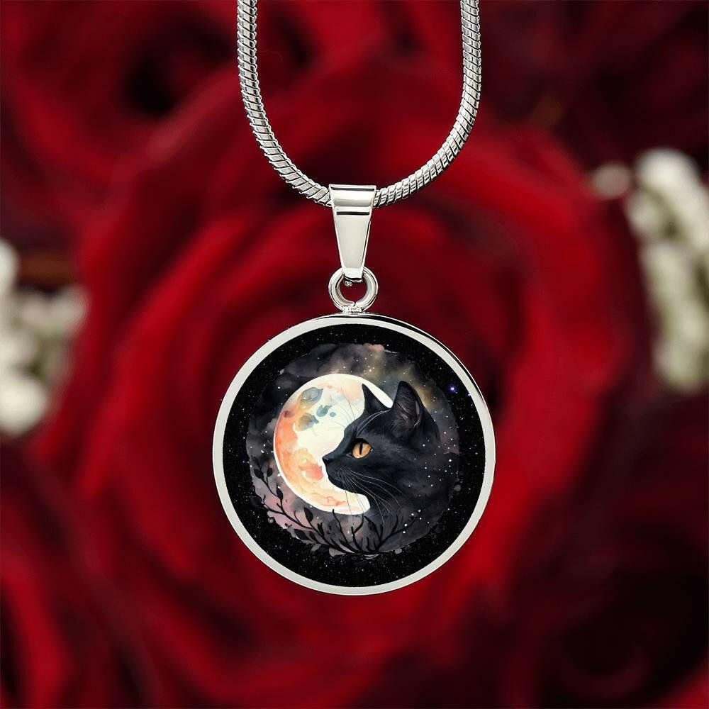 Midnight Kitty Necklace - Jewelry - Epileptic Al’s Shop
