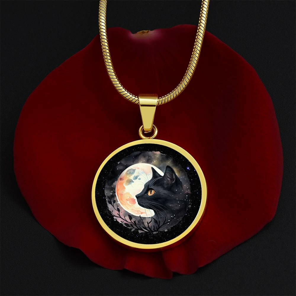 Midnight Kitty Necklace - Jewelry - Epileptic Al’s Shop
