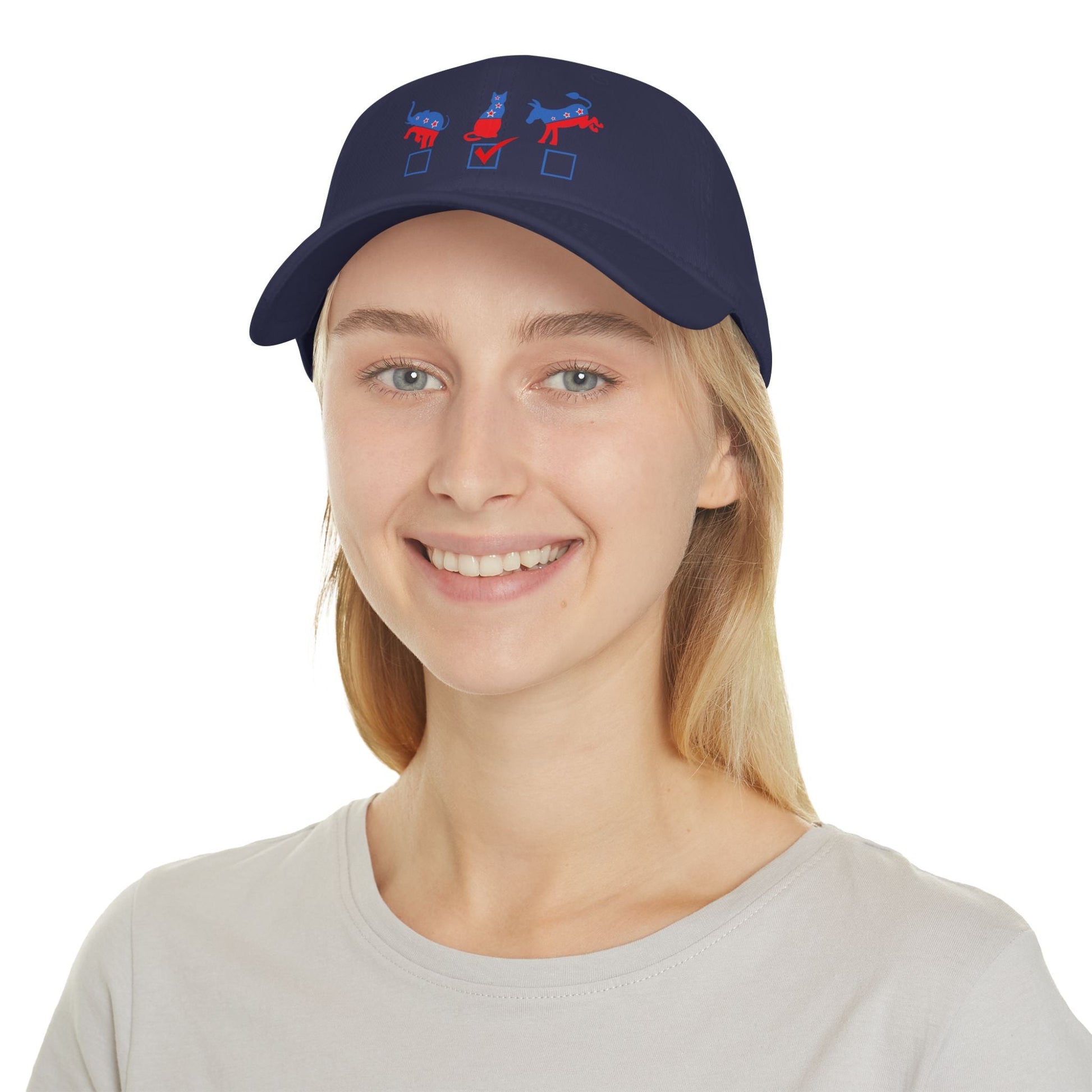 My Cat for President Low Profile Baseball Cap - Hats - EpiAl's Shop