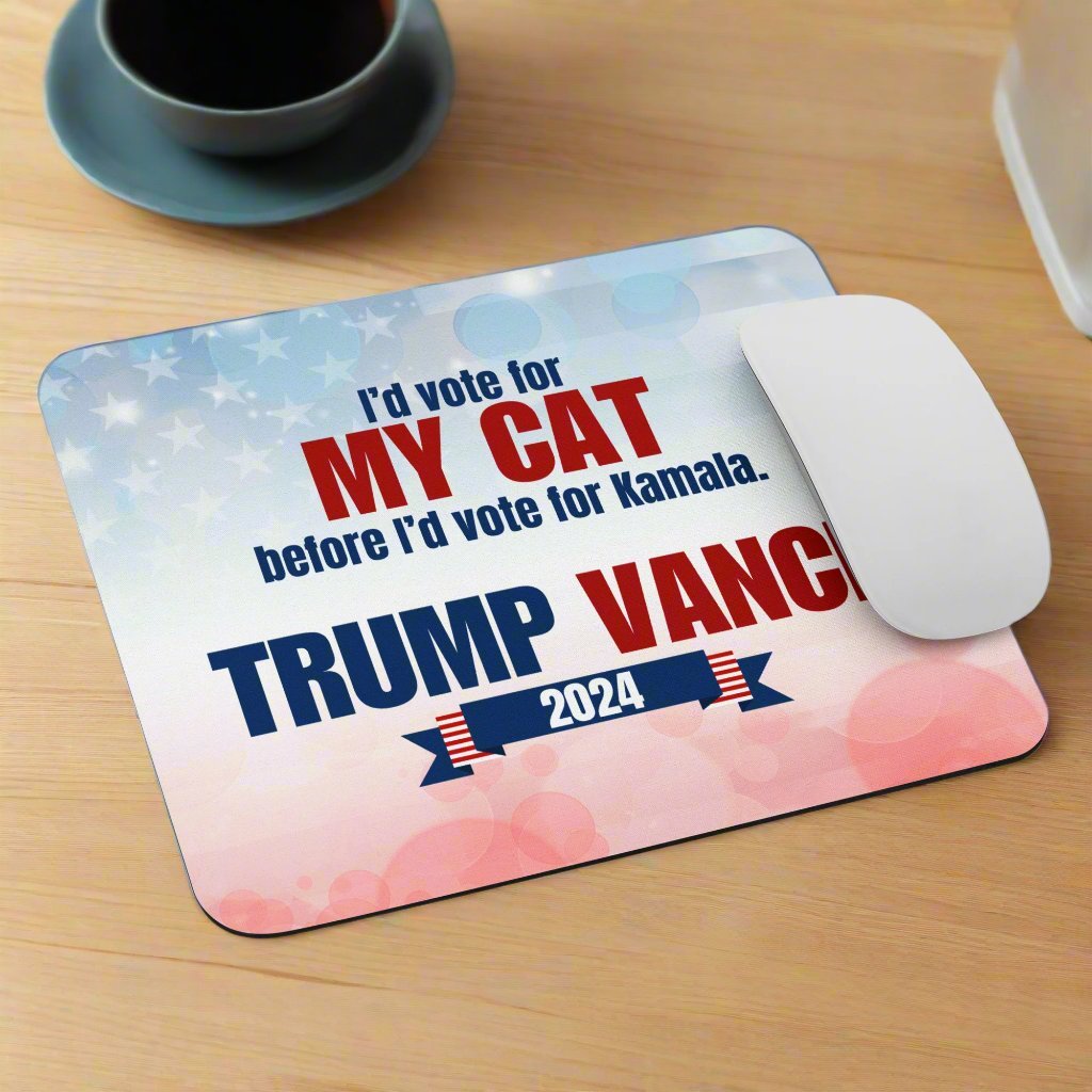 My Cat Vote Trump Mouse Pad - Office Accessories - EpiAl's Shop