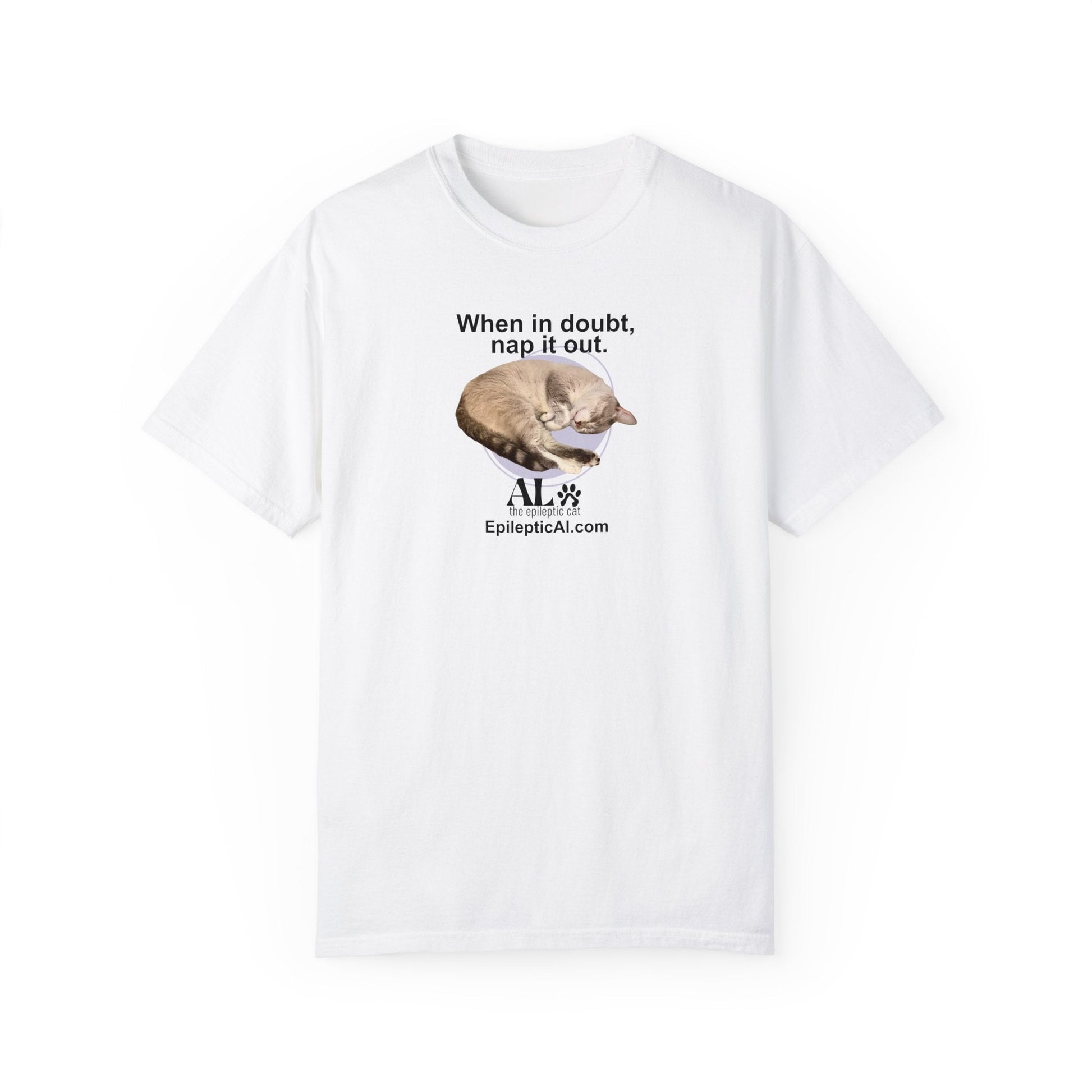 Nap It Out Al Unisex Garment - Dyed T - shirt - T - Shirt - Epileptic Al’s Shop