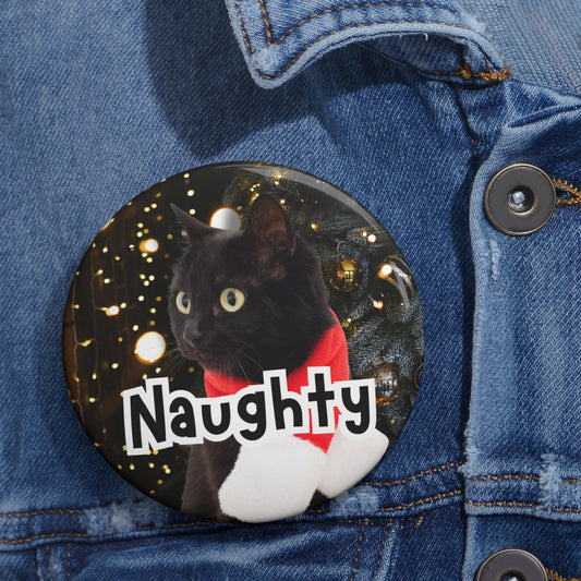 Naughty Cat Pin Buttons - Accessories - EpiAl's Shop