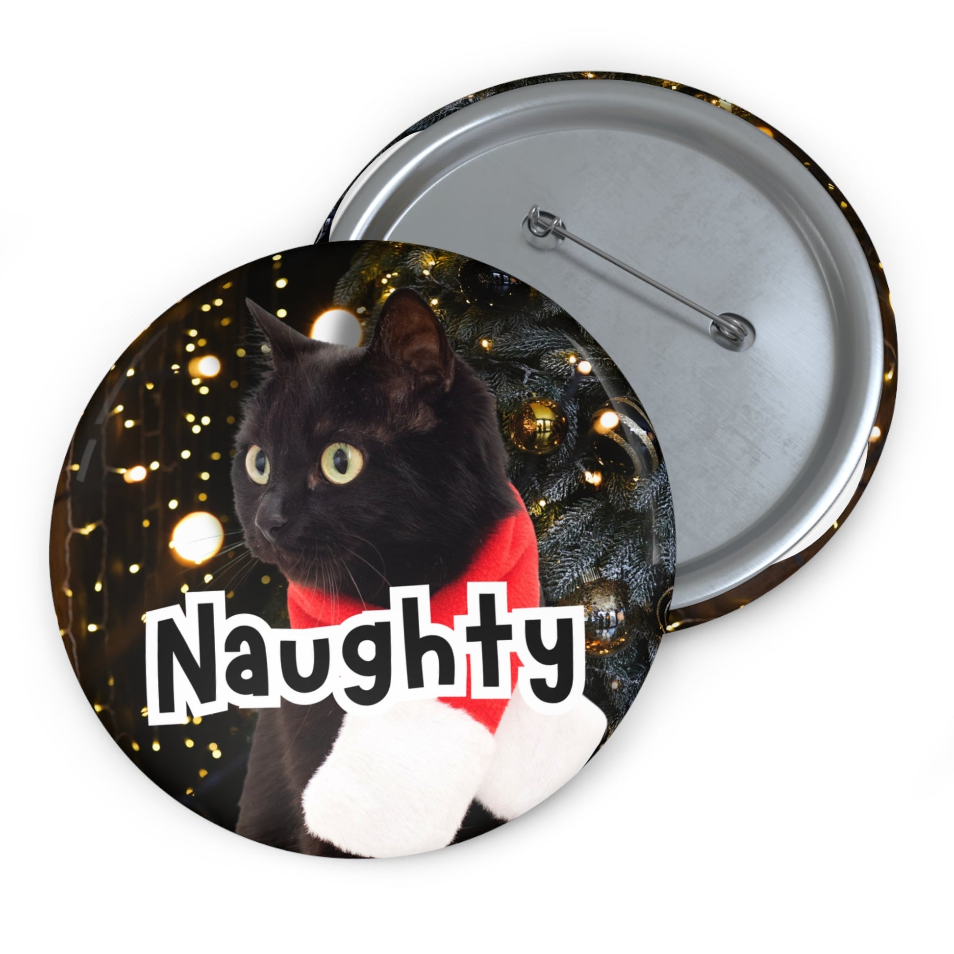 Naughty Cat Pin Buttons - Accessories - EpiAl's Shop