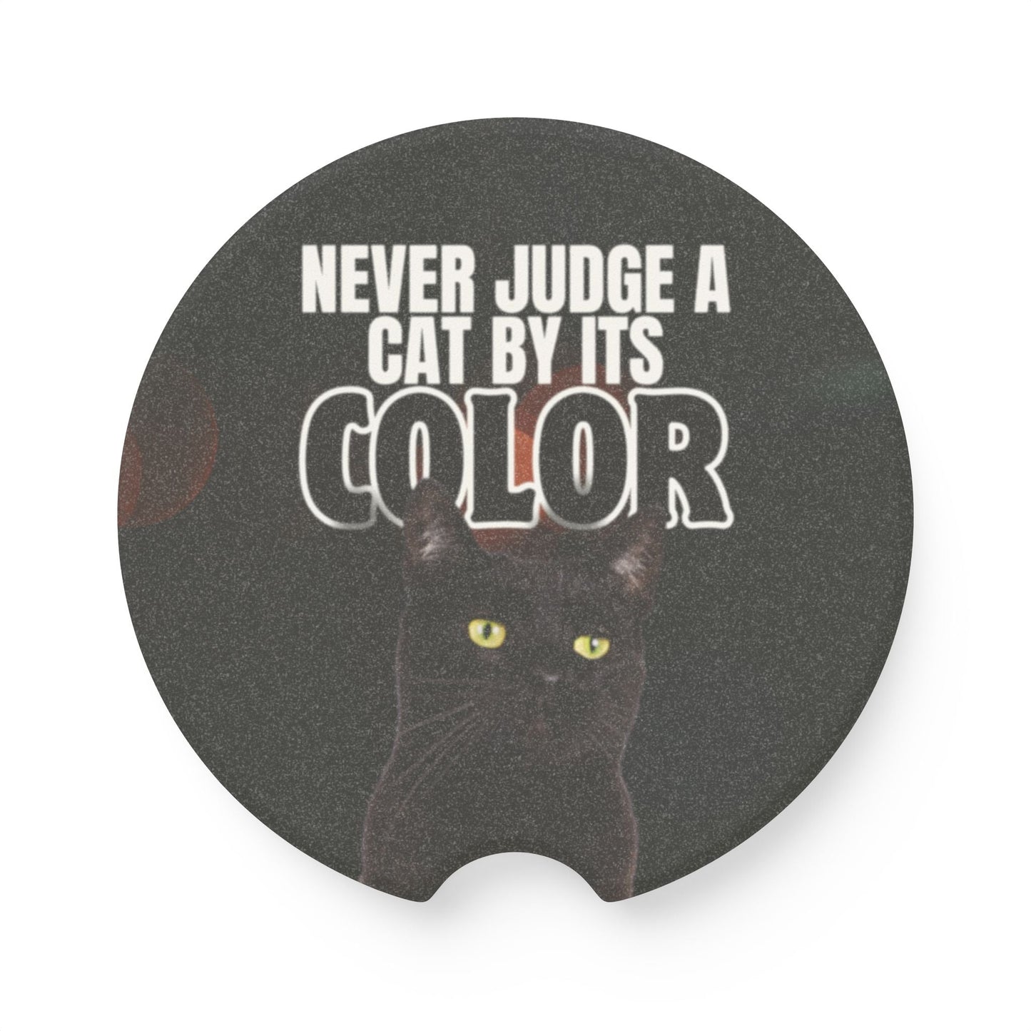 Never Judge Soapstone Car Coaster - Vehicle Accessories - EpiAl's Shop