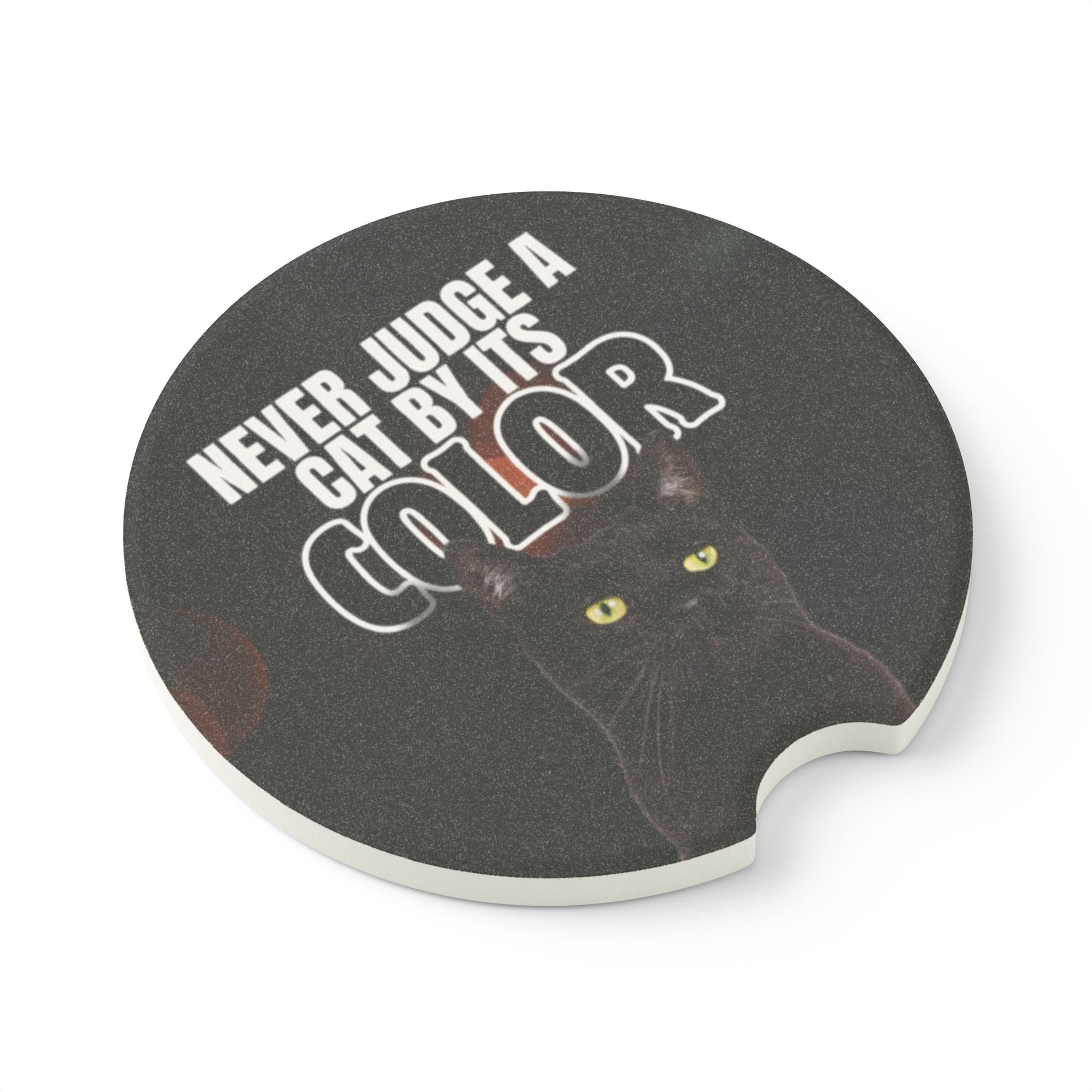 Never Judge Soapstone Car Coaster - Vehicle Accessories - EpiAl's Shop