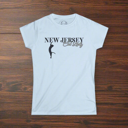 New Jersey Cat Lady Softstyle Tee - T - Shirt - EpiAl's Shop