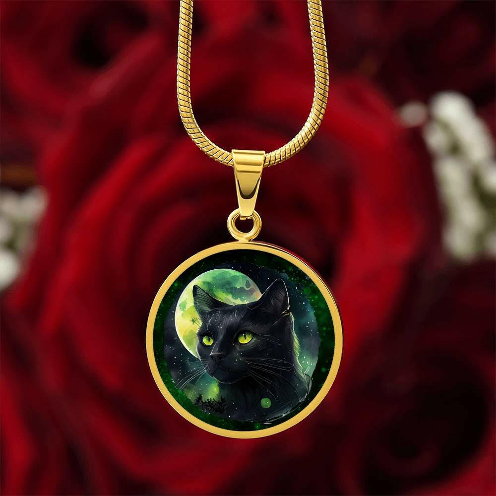 Night Cat Necklace - Jewelry - Epileptic Al’s Shop