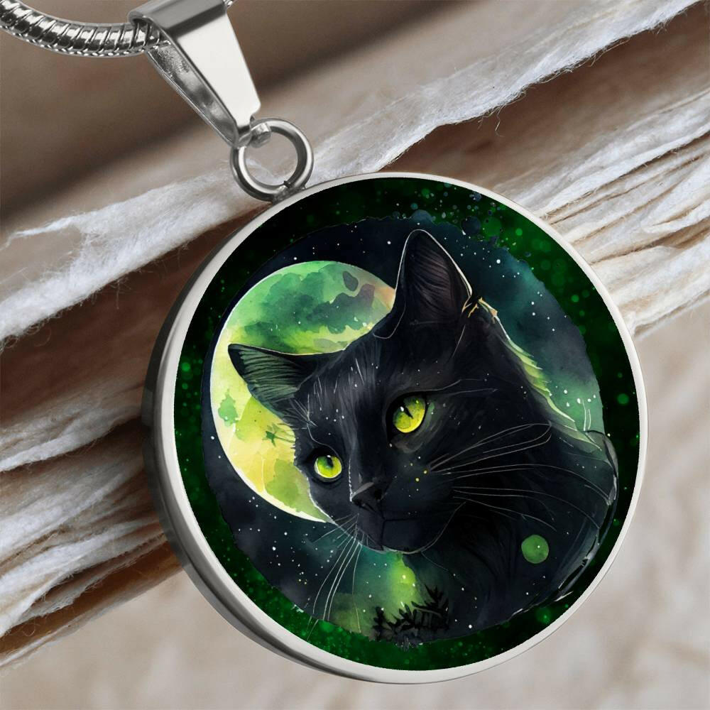 Night Cat Necklace - Jewelry - Epileptic Al’s Shop