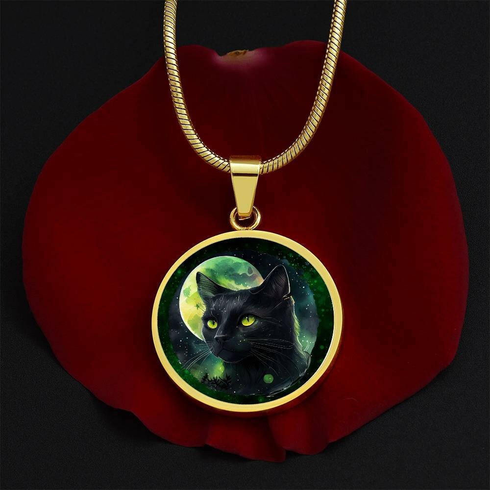 Night Cat Necklace - Jewelry - Epileptic Al’s Shop