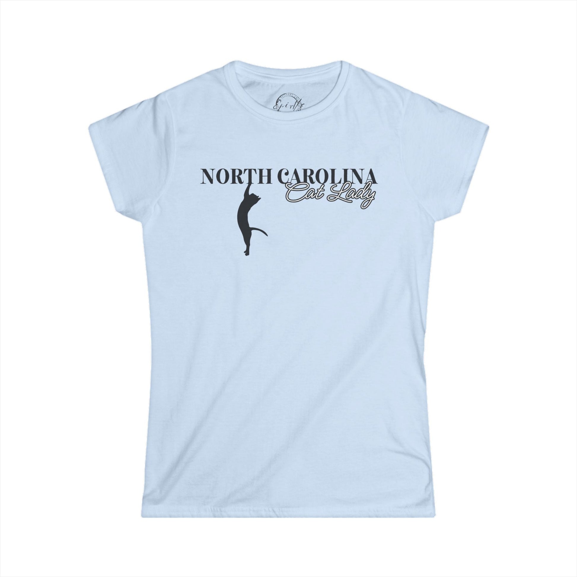 North Carolina Cat Lady Softstyle Tee - T - Shirt - EpiAl's Shop