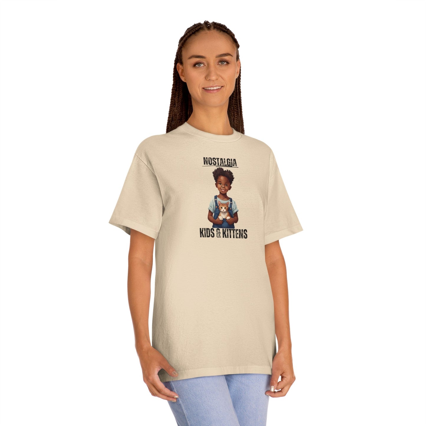 Nostalgia Kids & Kittens Unisex Classic Tee - T - Shirt - Epileptic Al’s Shop