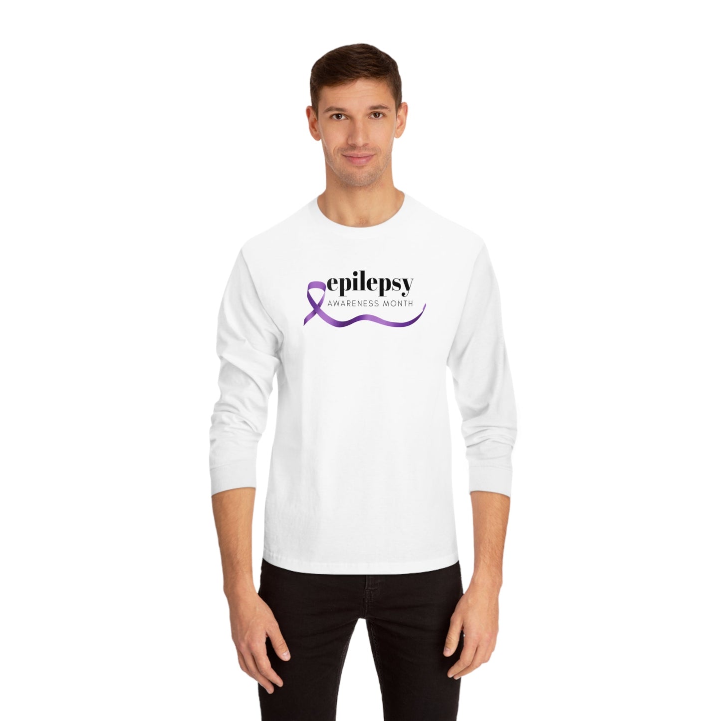 November Epilepsy Awareness Month Unisex Long Sleeve Shirt - Long - sleeve - Epileptic Al’s Shop