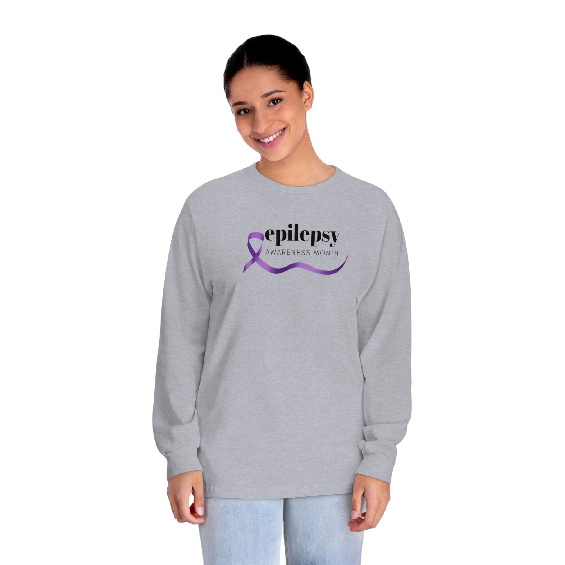 November Epilepsy Awareness Month Unisex Long Sleeve Shirt - Long - sleeve - Epileptic Al’s Shop