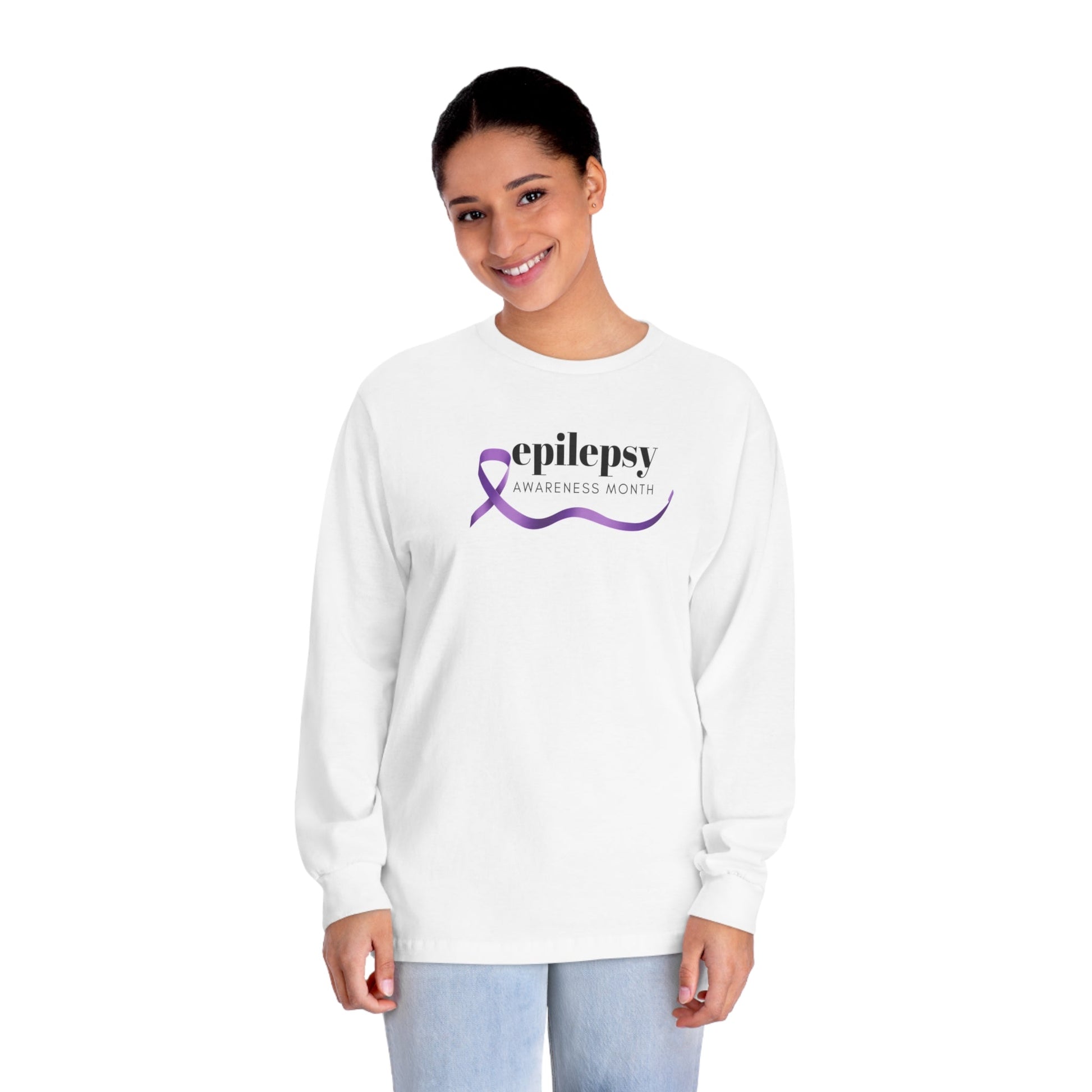 November Epilepsy Awareness Month Unisex Long Sleeve Shirt - Long - sleeve - Epileptic Al’s Shop