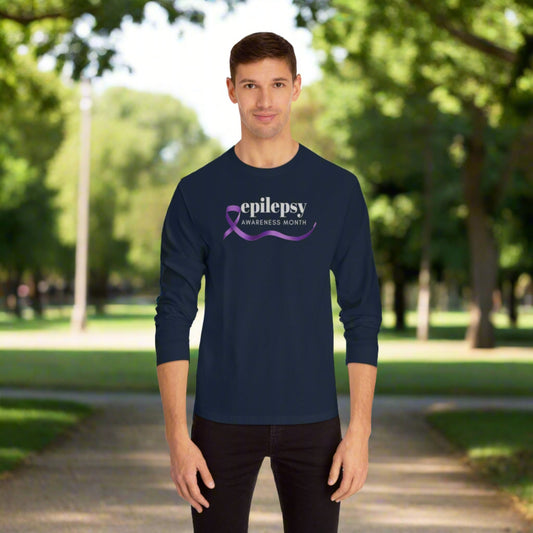 November Epilepsy Awareness Month Unisex Long Sleeve Shirt - Long - sleeve - Epileptic Al’s Shop