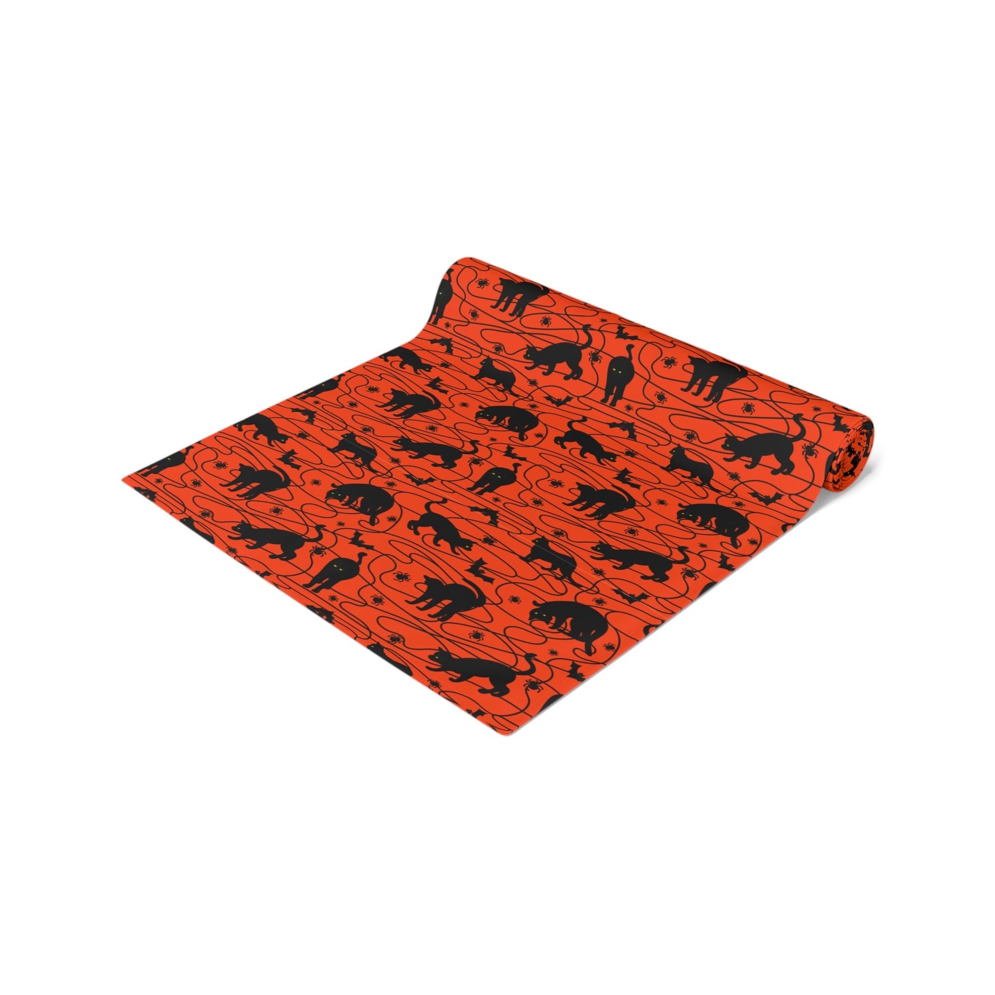 Orange Halloween Table Runner (Cotton, Poly) - Home Decor - Epileptic Al’s Shop