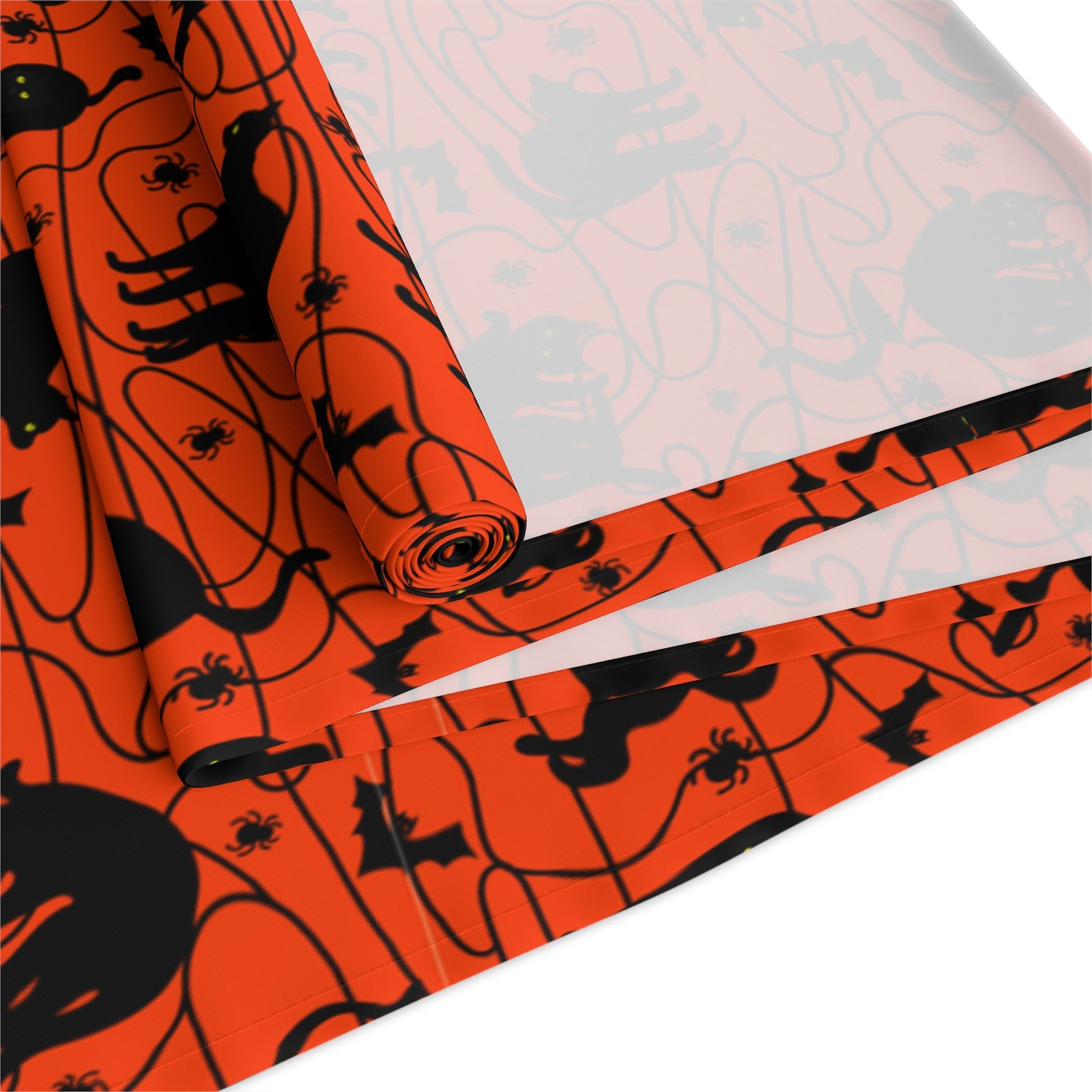 Orange Halloween Table Runner (Cotton, Poly) - Home Decor - Epileptic Al’s Shop