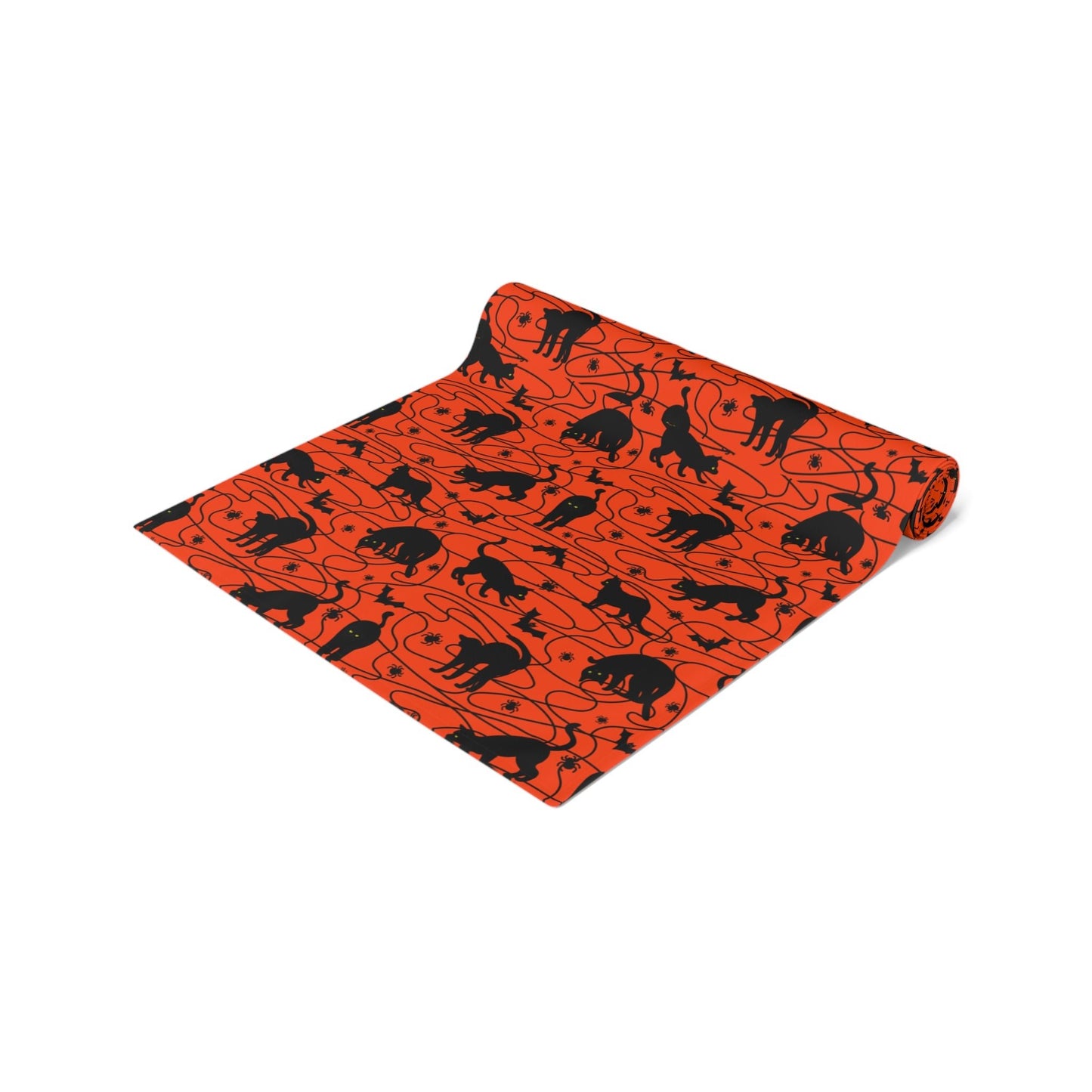 Orange Halloween Table Runner (Cotton, Poly) - Home Decor - Epileptic Al’s Shop