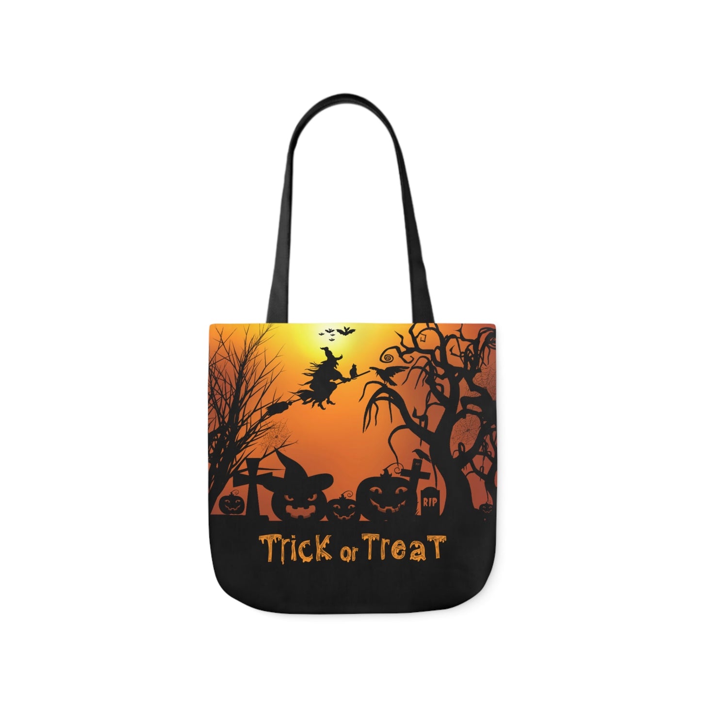 Orange Trick or Treat Canvas Tote Bag - Accessories - EpiAl's Shop