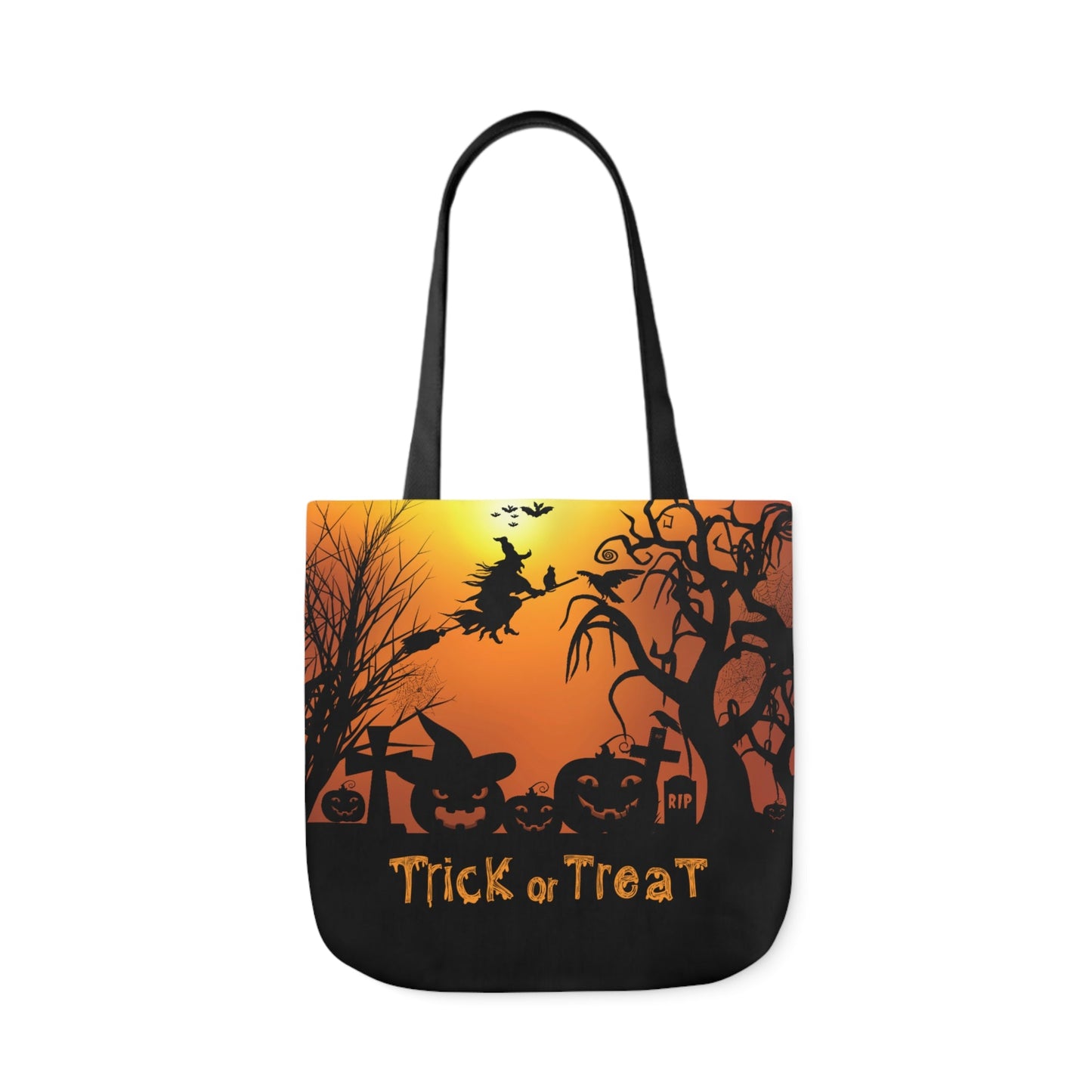 Orange Trick or Treat Canvas Tote Bag - Accessories - EpiAl's Shop