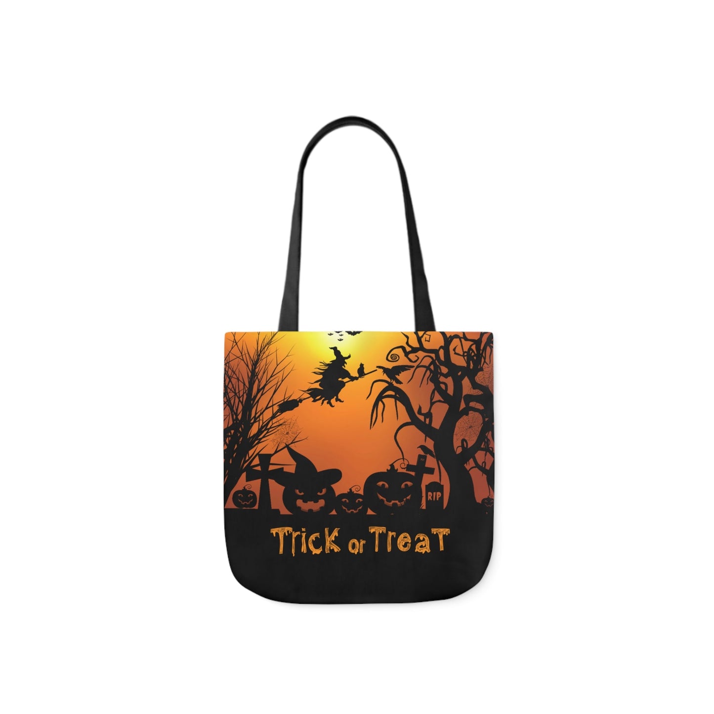 Orange Trick or Treat Canvas Tote Bag - Accessories - EpiAl's Shop