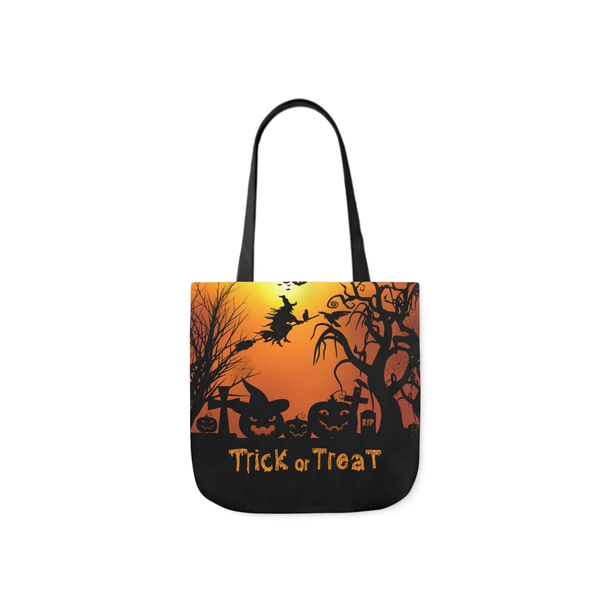 Orange Trick or Treat Canvas Tote Bag - Accessories - EpiAl's Shop