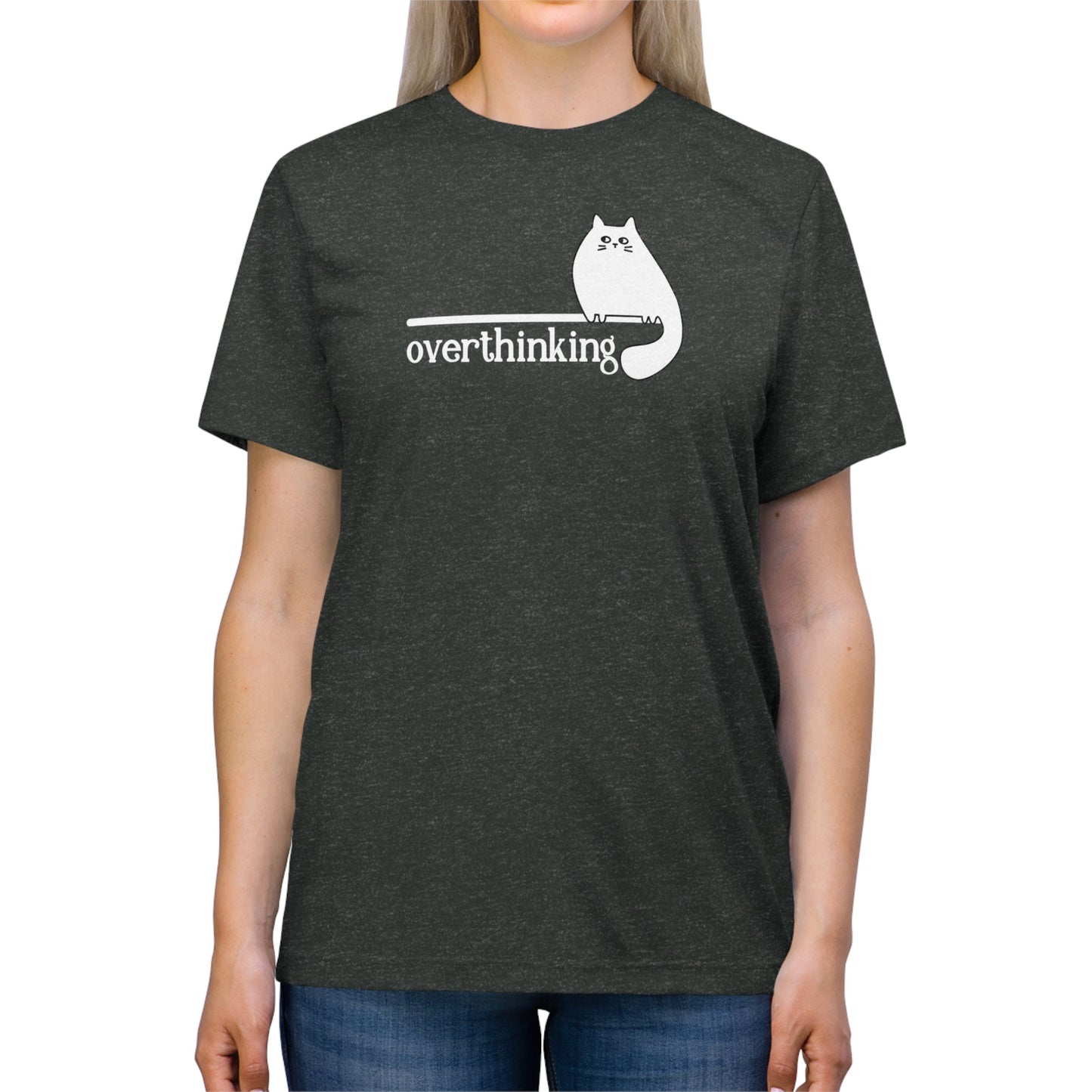 Overthinking Unisex Triblend Tee - T - Shirt - Epileptic Al’s Shop