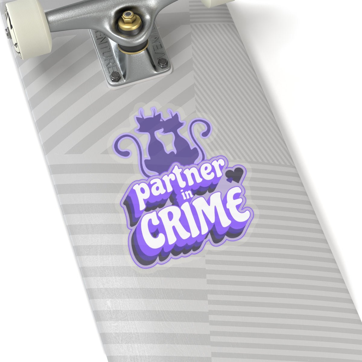 Partners in Crime Kiss - Cut Stickers - Paper products - Epileptic Al’s Shop