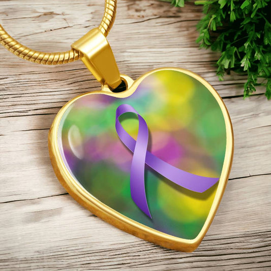 Pastel Purple Ribbon Necklace - Jewelry - Epileptic Al’s Shop