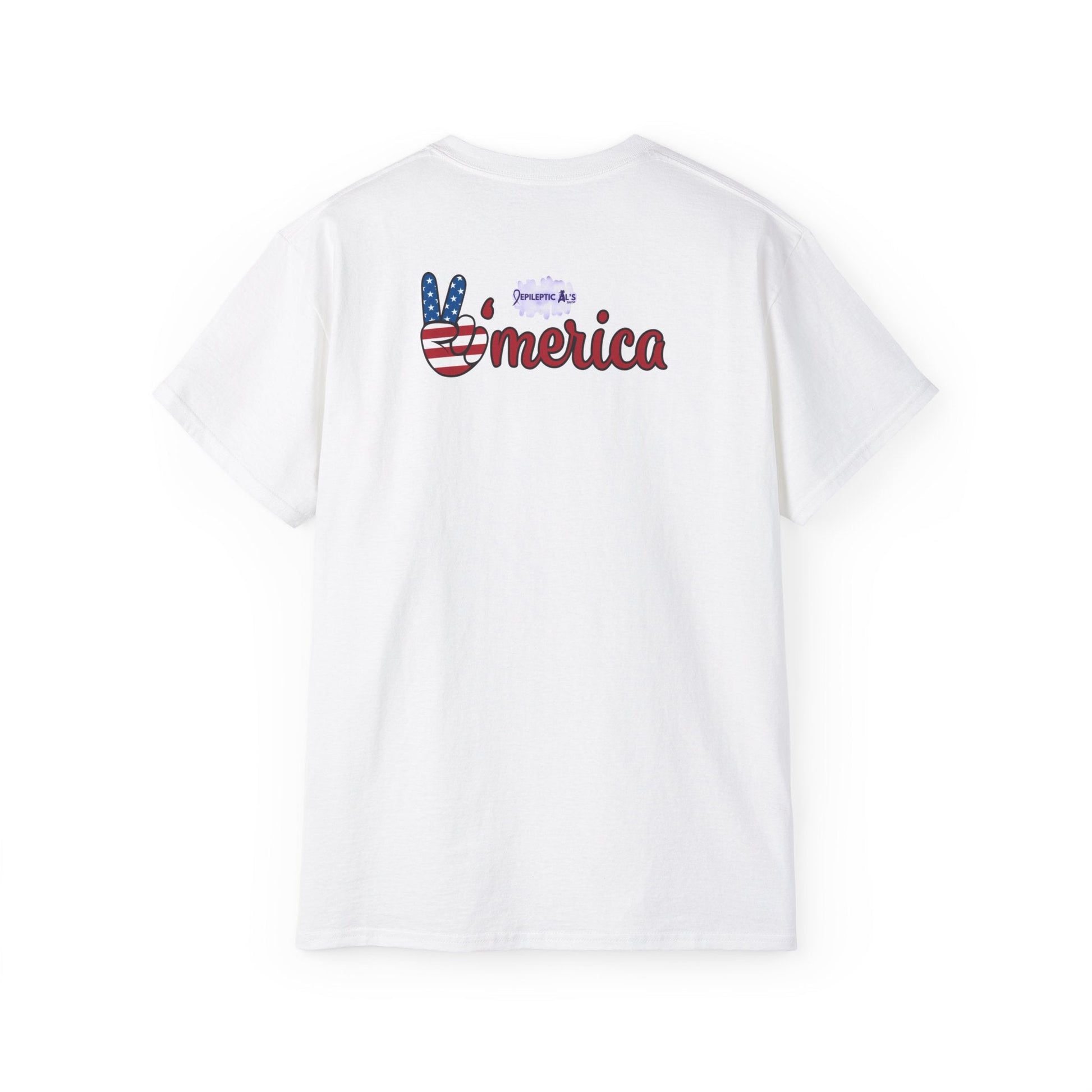 Patriotic Kitties Unisex Ultra Cotton Tee - T - Shirt - Epileptic Al’s Shop