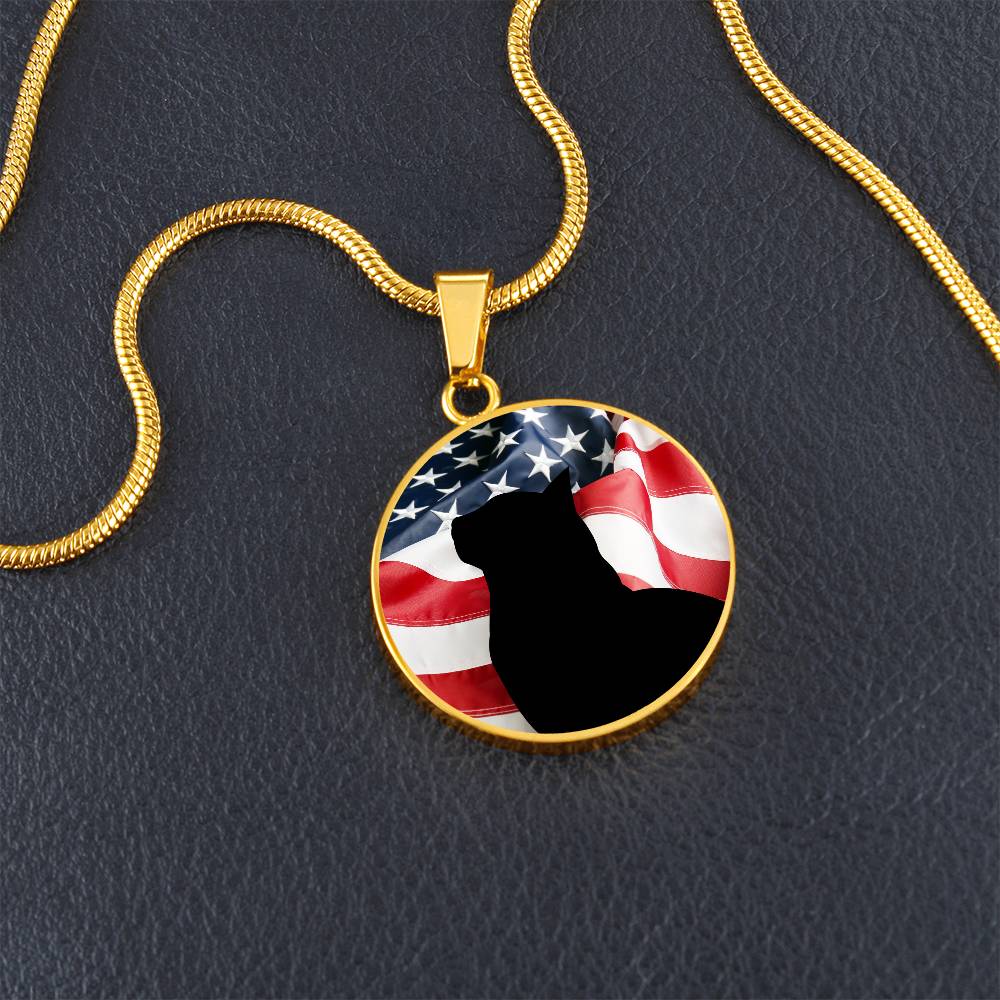 Patriotic Kitty Necklace - Jewelry - Epileptic Al’s Shop