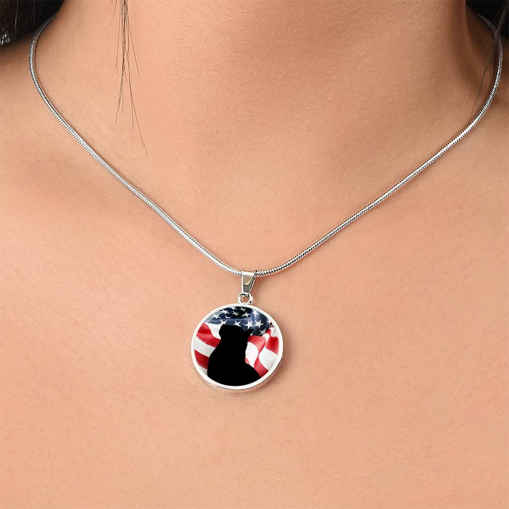 Patriotic Kitty Necklace - Jewelry - Epileptic Al’s Shop