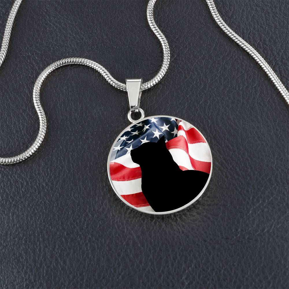 Patriotic Kitty Necklace - Jewelry - Epileptic Al’s Shop