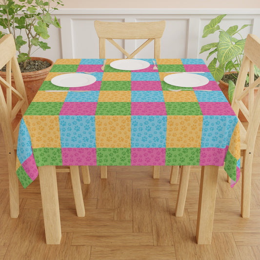 Pawfect Patchwork Tablecloth - Home Decor - Epileptic Al’s Shop