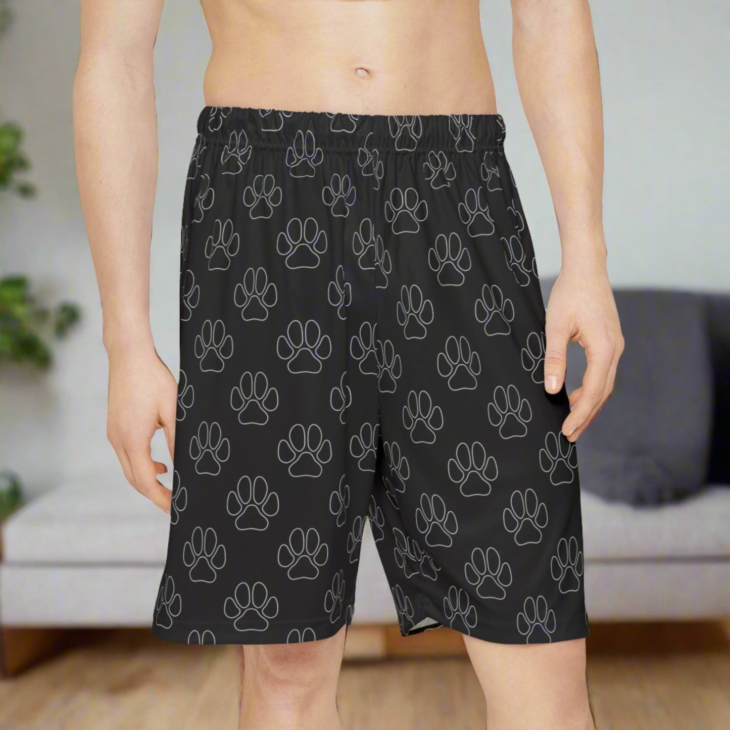 Pawful Men's Gym Shorts - All Over Prints - Epileptic Al’s Shop