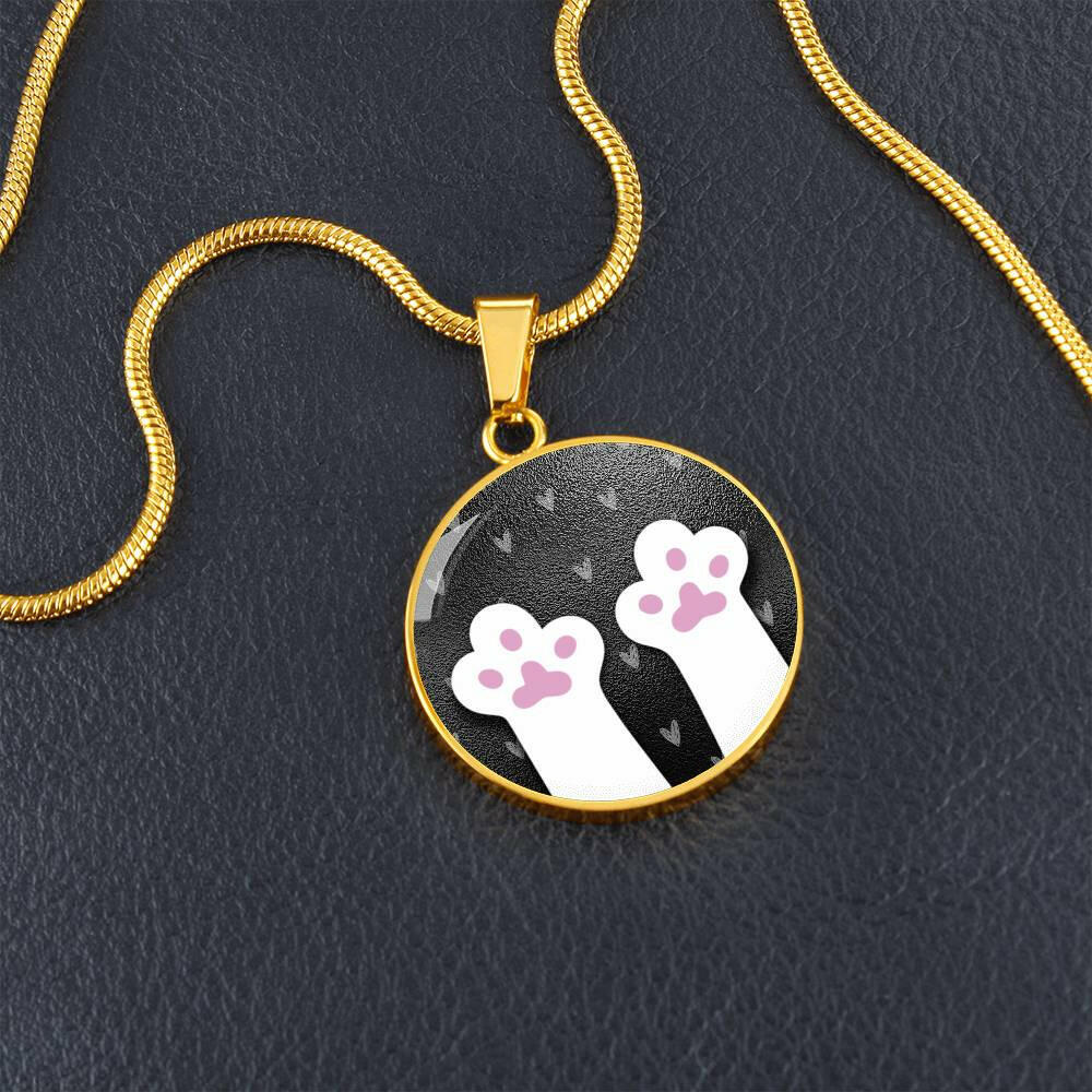 Paws a While Necklace - Jewelry - Epileptic Al’s Shop