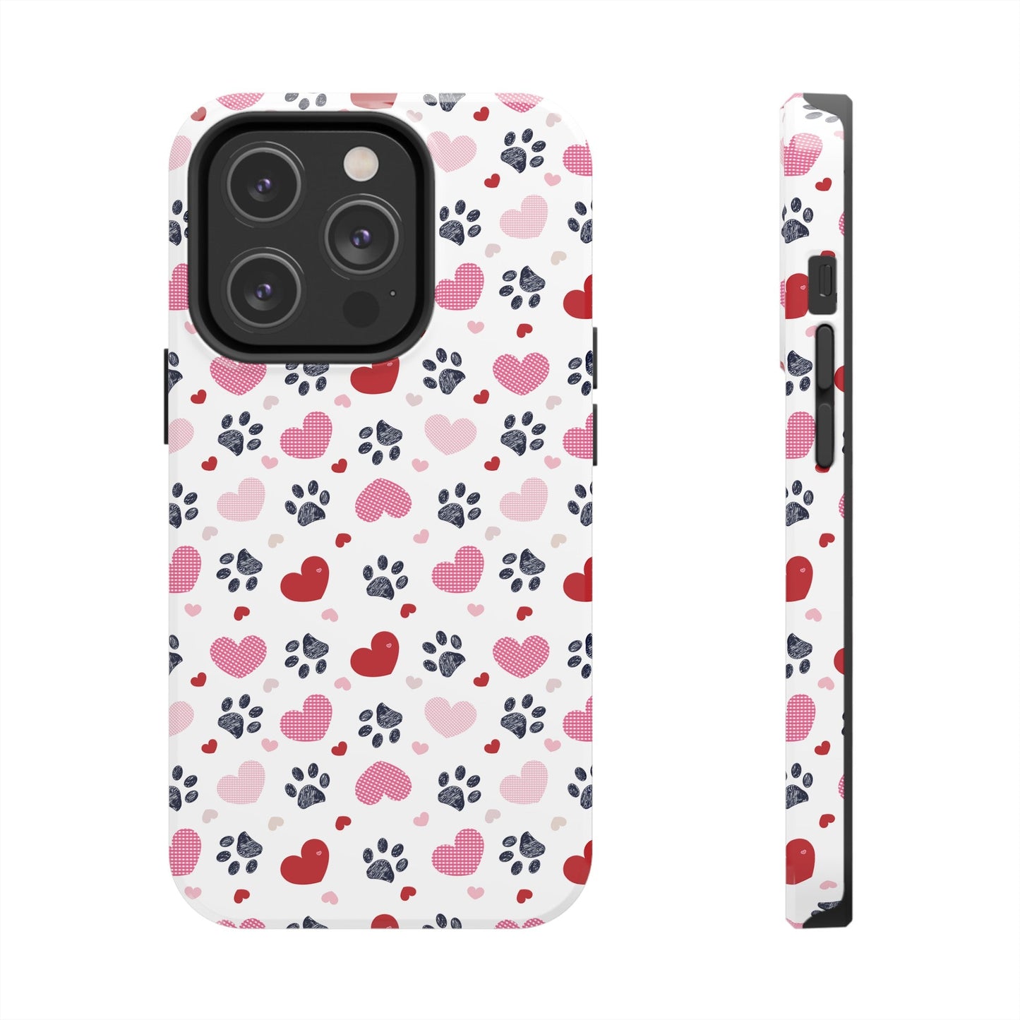 Paws & Hearts Phone Case - Phone Case - Epileptic Al’s Shop