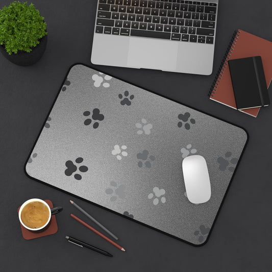 Paws in Silver Desk Mat - Home Decor - Epileptic Al’s Shop