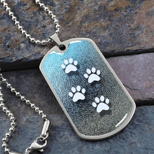 Paws on Glass Necklace - Jewelry - Epileptic Al’s Shop