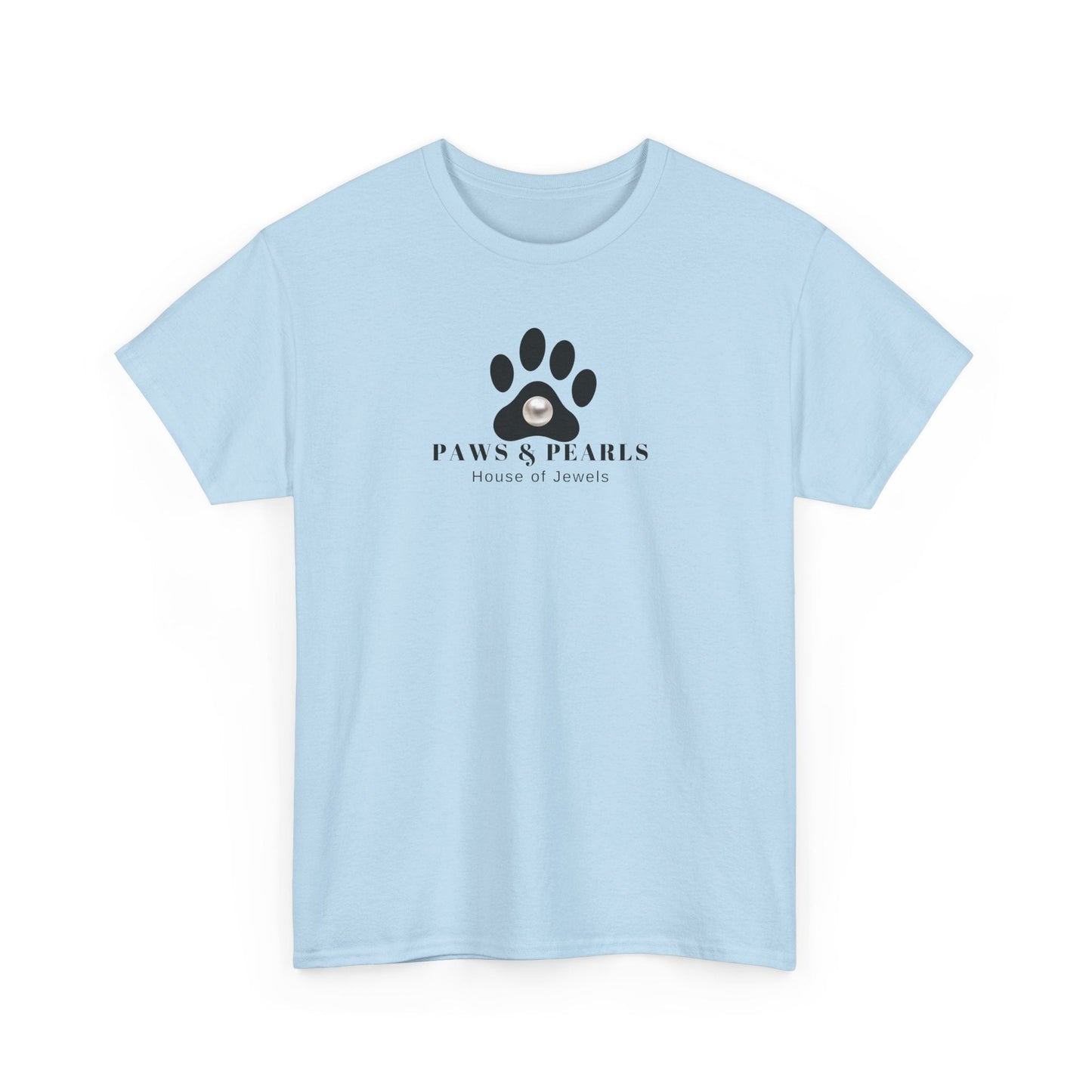 Paws & Pearls Unisex Heavy Cotton Tee - T-Shirt - EpiAl's Shop