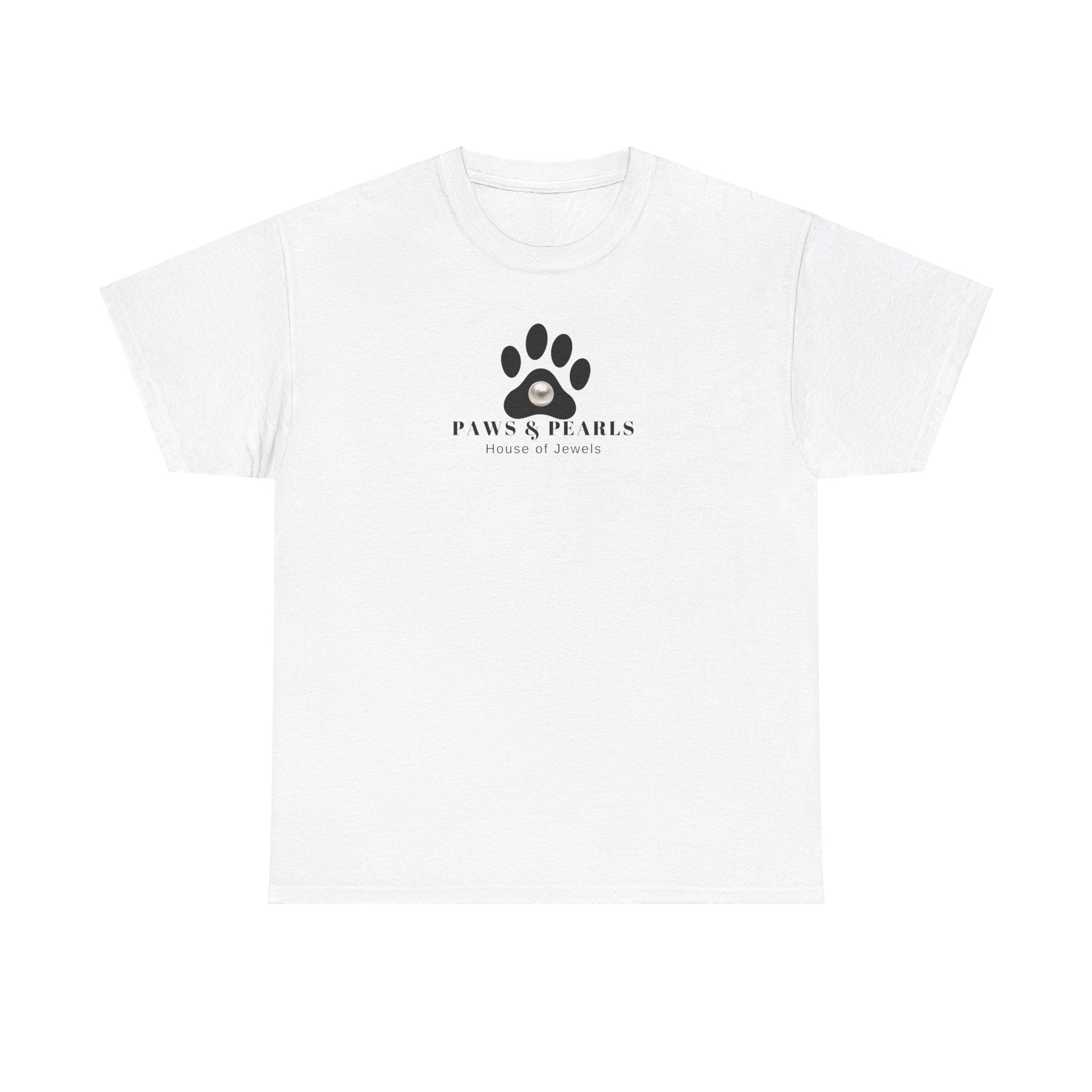 Paws & Pearls Unisex Heavy Cotton Tee - T-Shirt - EpiAl's Shop