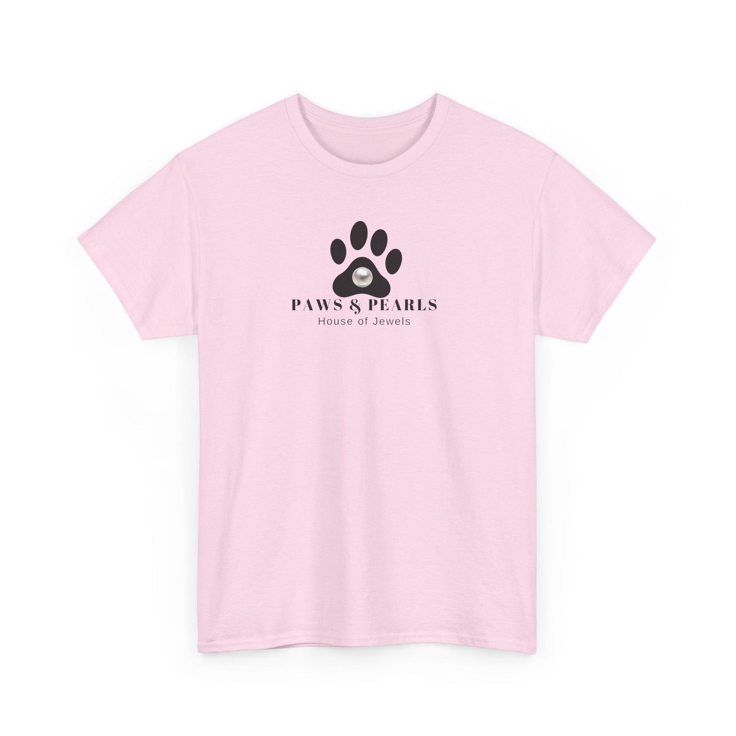 Paws & Pearls Unisex Heavy Cotton Tee - T-Shirt - EpiAl's Shop