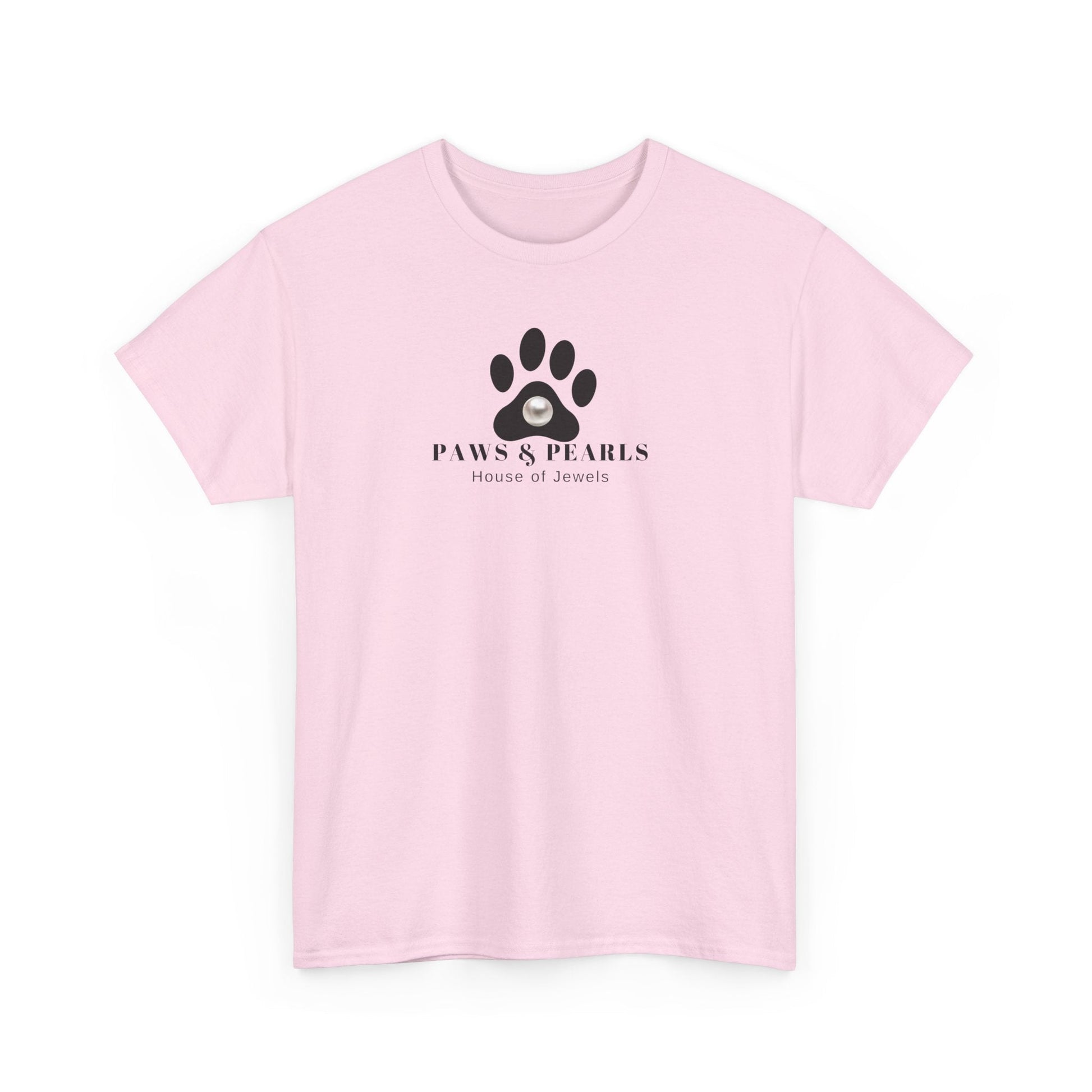 Paws & Pearls Unisex Heavy Cotton Tee - T-Shirt - EpiAl's Shop